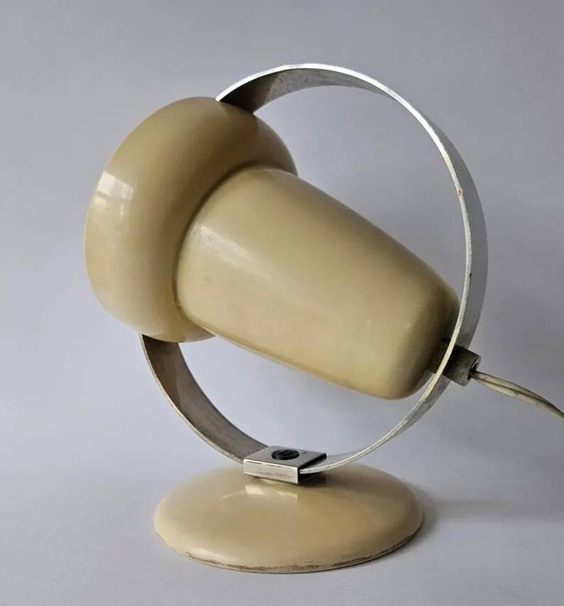 Midcentury Table or Wall Lamp Philips, Charlotte Perriand, Netherland, 1960s