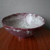 Handmade ceramic salad bowl, handcrafted pottery, handmade object