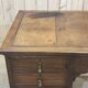 1930s English flat desk in oak