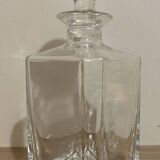 Superb crystal whiskey carafe signed jg durand