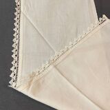 Old long rectangular lace doily ~80cm 1 small task