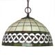Tiffany pendant lamp white