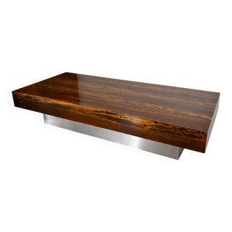 vintage coffee table from the 1970s known as Solar Eruption by Lefevre Roset