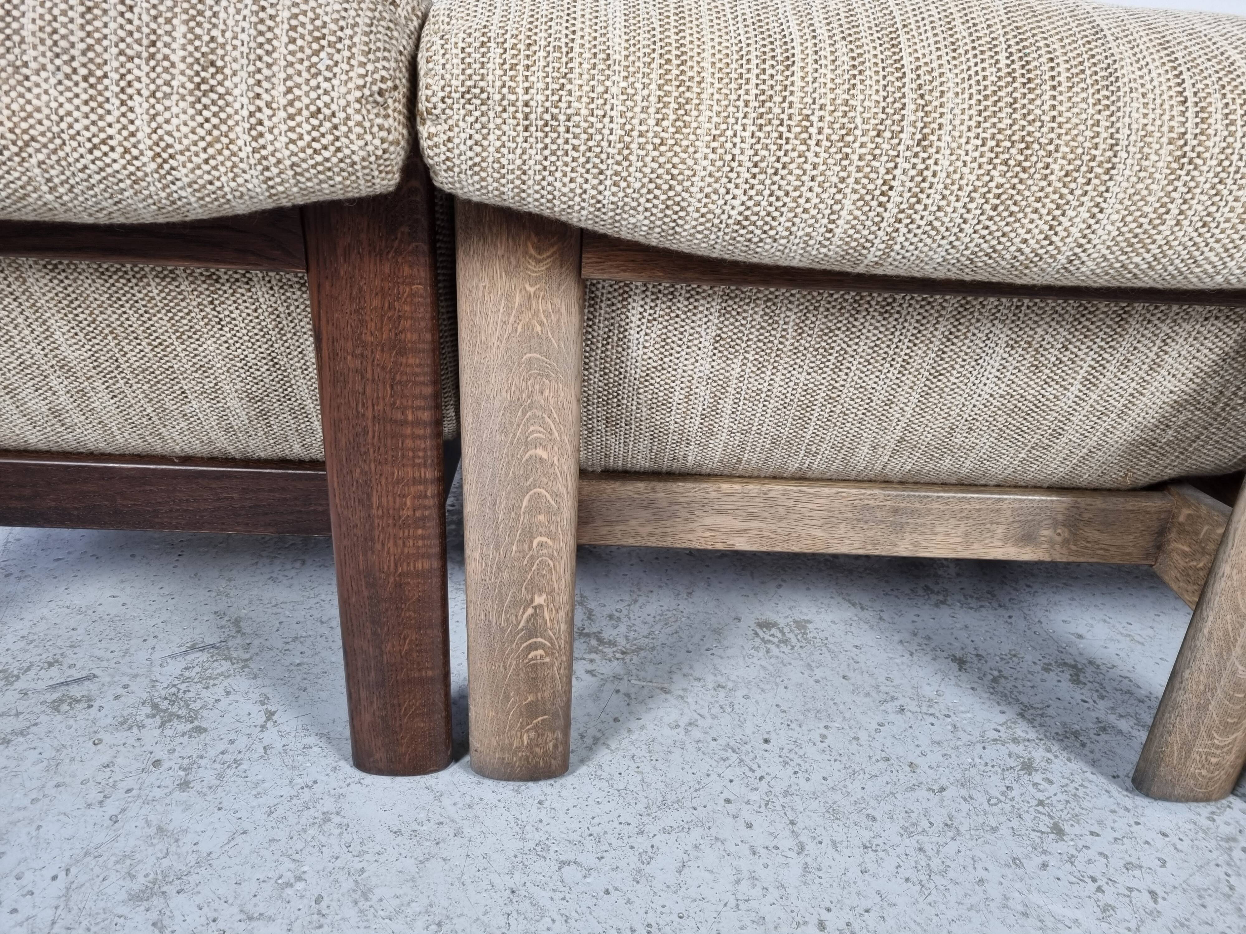 Vintage modular sofa 3 elements, 80s