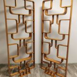 Paravents par Ludvik Volak pour Drevopodnik Holesov, 1950s, Set de 2