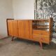 Large vintage sideboard 1950 compass feet