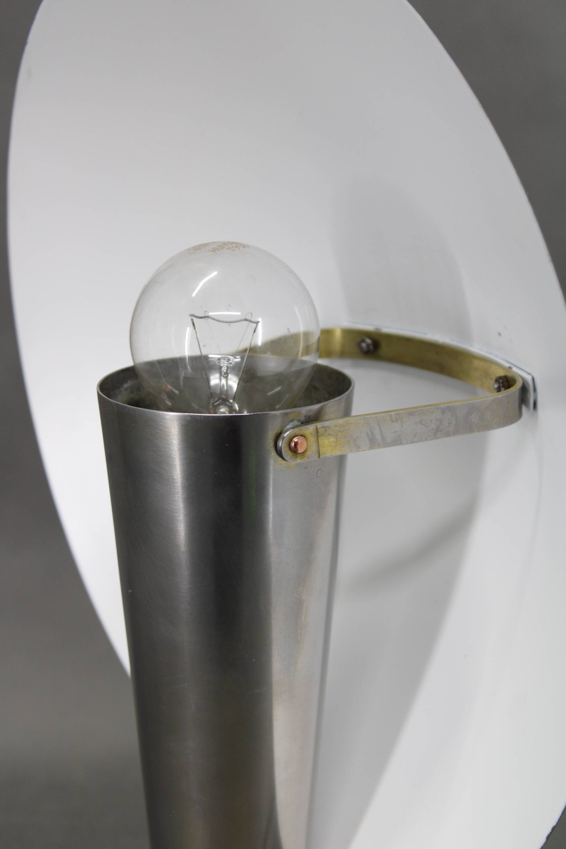 1930s Bauhaus Mushroom Table Lamp , Czechoslovakia