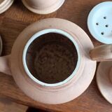 12-cup service with saucers and a pourer - Vieux grès de la Tour