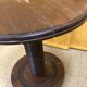 Table d,appointed round all wooden with central foot turned WAY NOT VIS.
