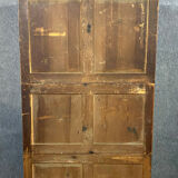 Secretary guillotine era Louis Philippe Charles X in blond walnut circa 1830
