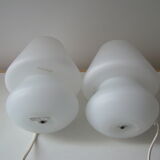 Lampes blanches vintages SCE