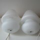 Lampes blanches vintages SCE