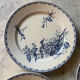 Series of 6 vintage iron earth plates