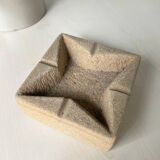 Square stone ashtray