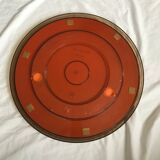 Round mirror in smoked plexiglas 50cm