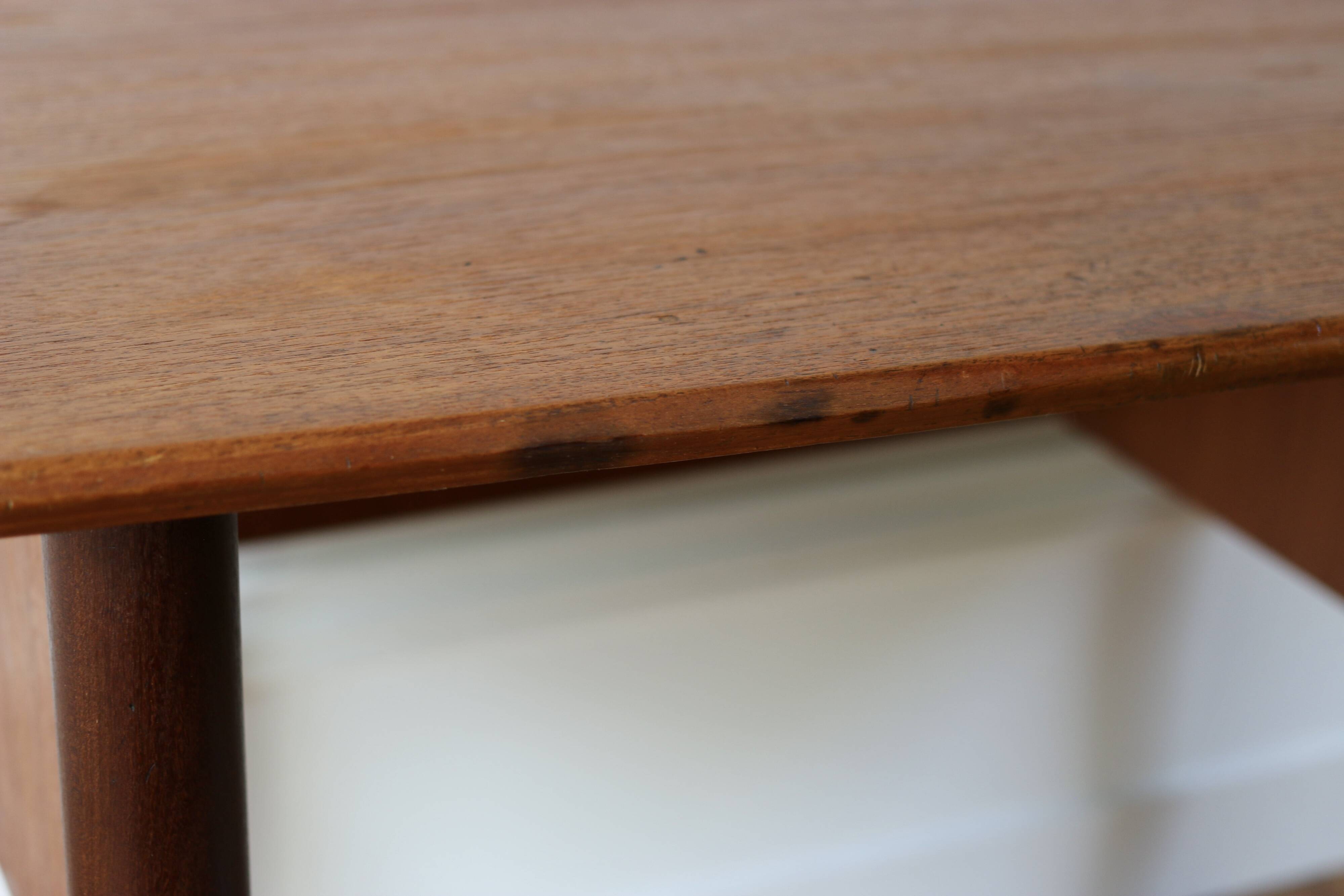 Small vintage 1960s Scandinavian teak desk