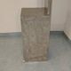 High pedestal / Architectural pedestal in polished concrete in Neo-Brutalist style
