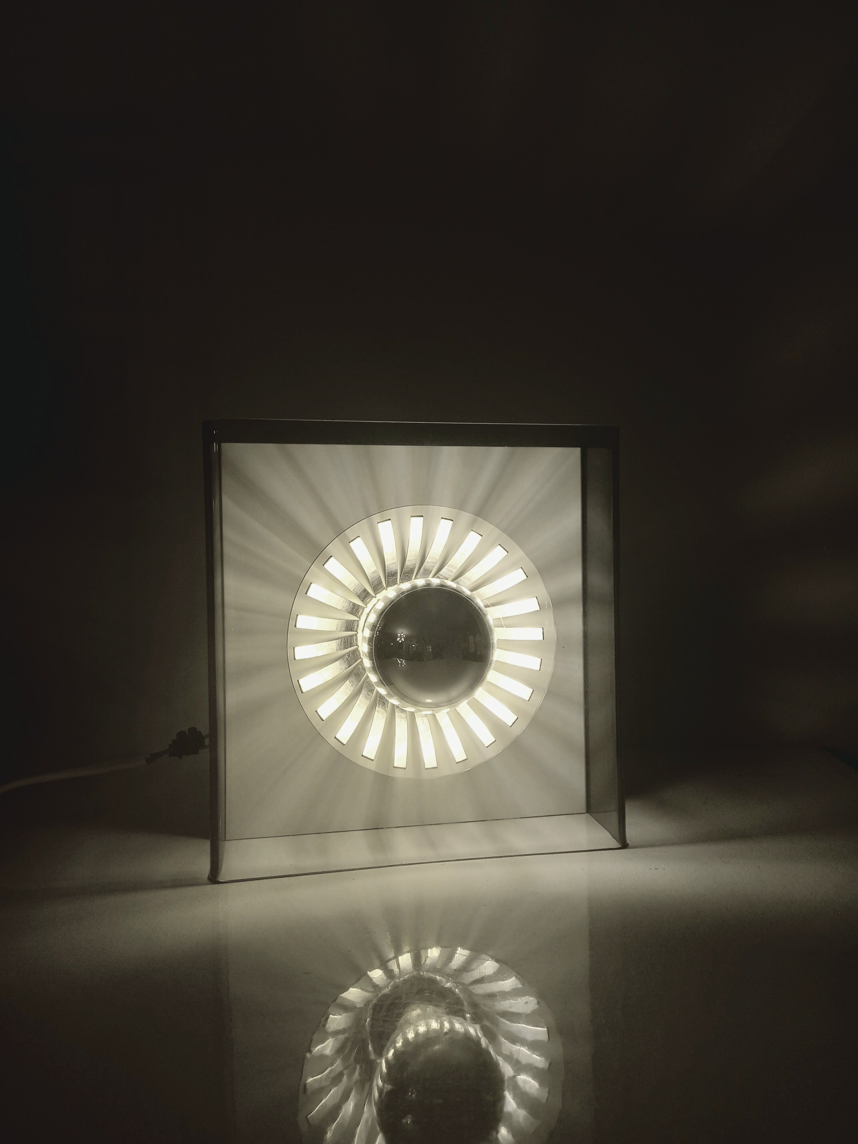 Vintage space age wall lamp