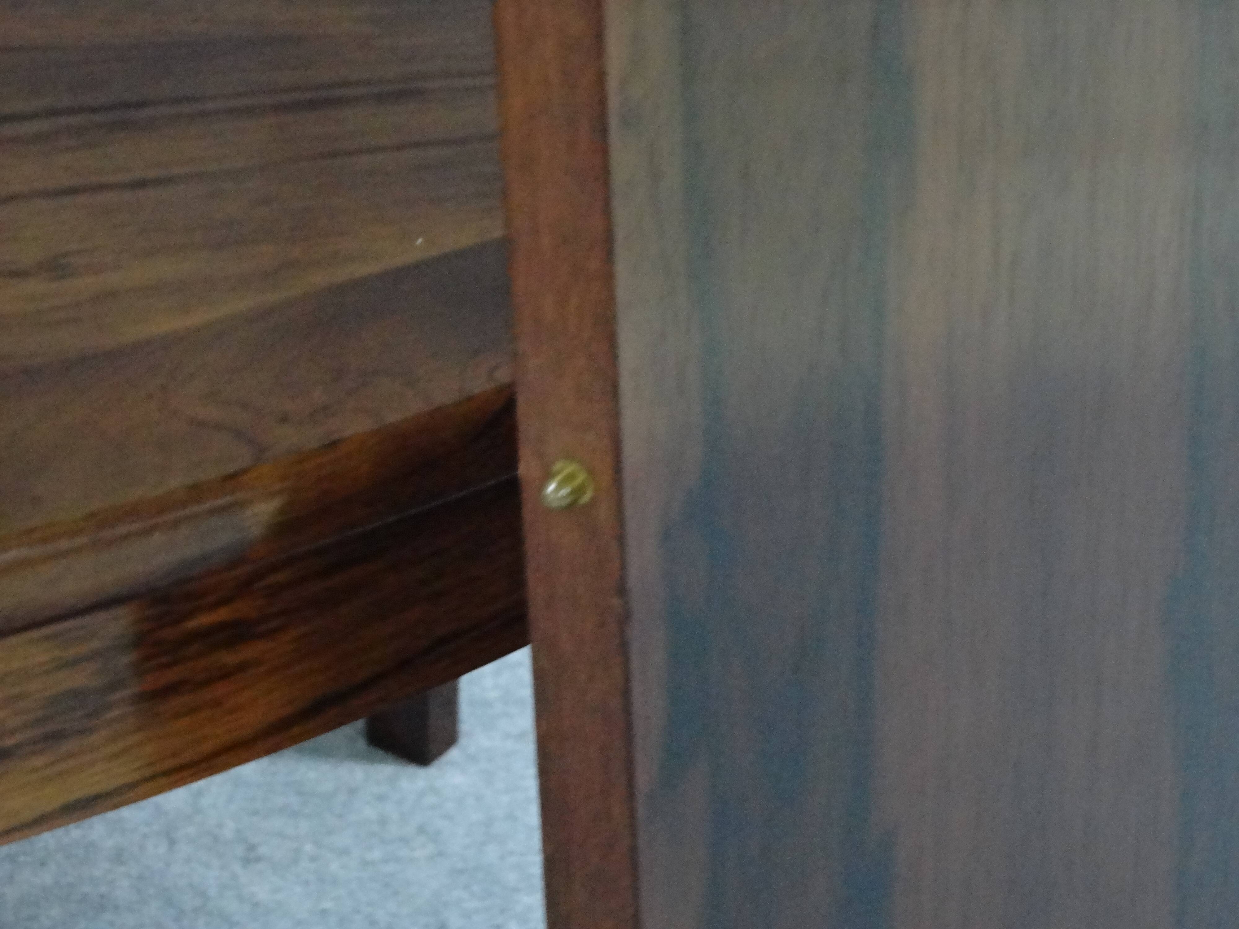 Scandinavian rosewood extendable table 1960s
