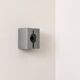 Pair of vintage wall sconces, brushed metal, France, 1970.