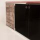 Guido Faleschini Astro Marble and Leather Sideboard for i4 Mariani 1979
