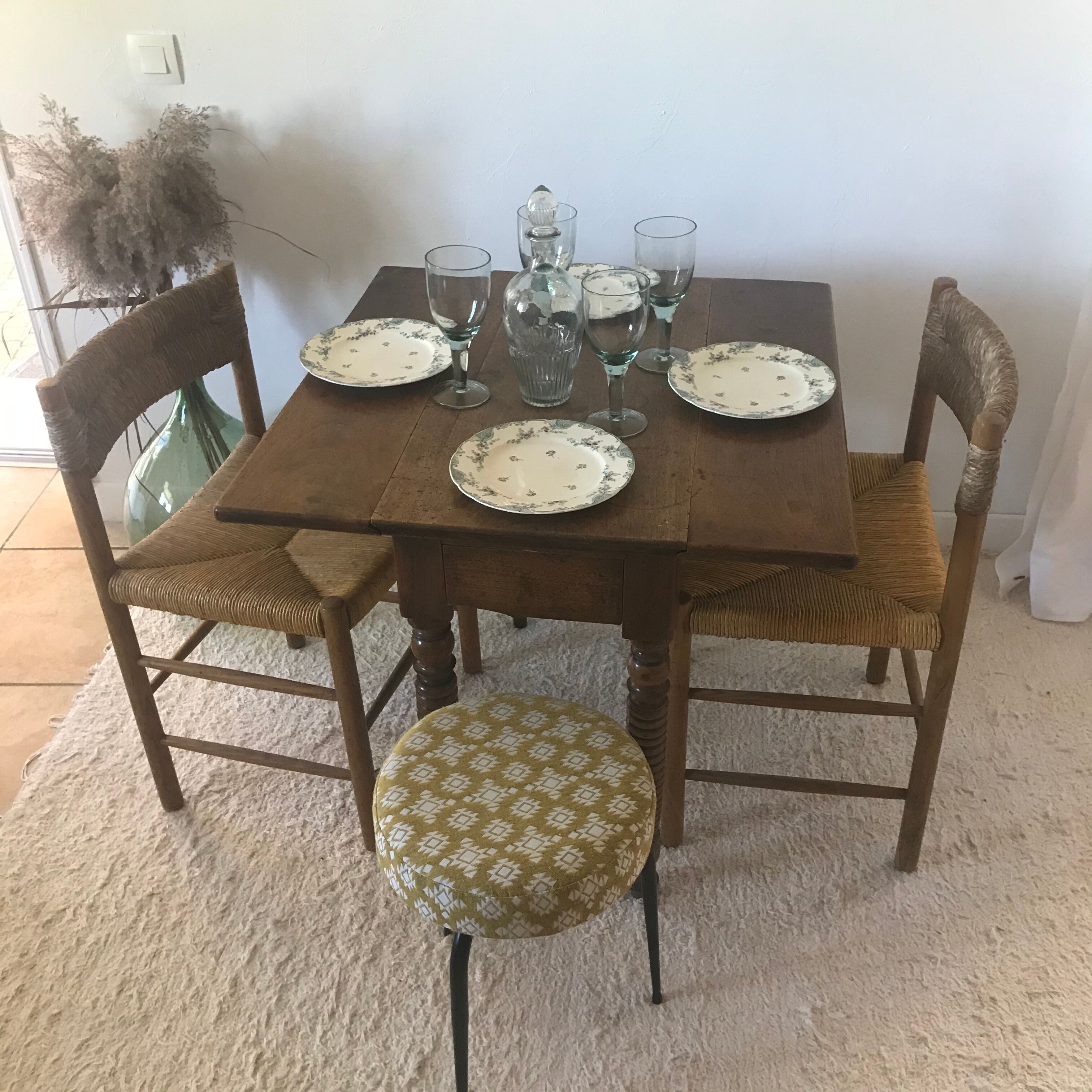 Table à rabat