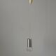 Glass ceiling light with a metal frame, 1960s, Germany