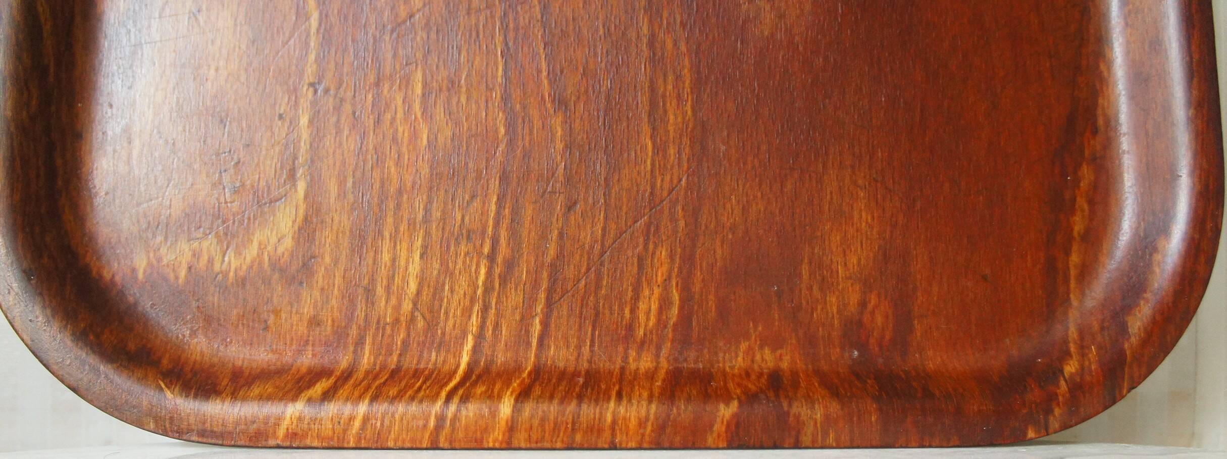 Molded wooden tray 1970