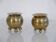 Pair of Swedish brass candlesticks 1970