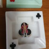 Ashtrays from the 60s in opaline