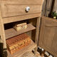 Superb rustic oak jam cupboard of top quality!!