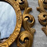 Pair of Italian Baroque mirrors, late 19th, early 20th century