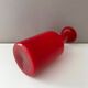Red Gulvase Otto Brauer for Holmegaard, danish design