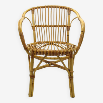 Vintage Rattan Chair, 1970s