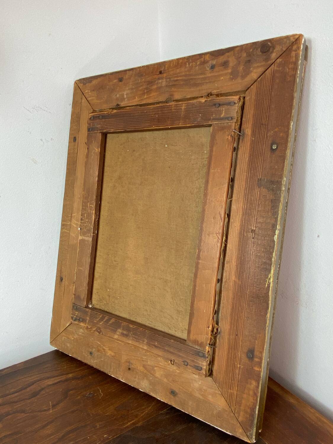 Framed oil on canvas, P.Cutier, 19th century