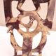 Stone candle holder