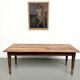 Solid walnut farmhouse table, 1950s.