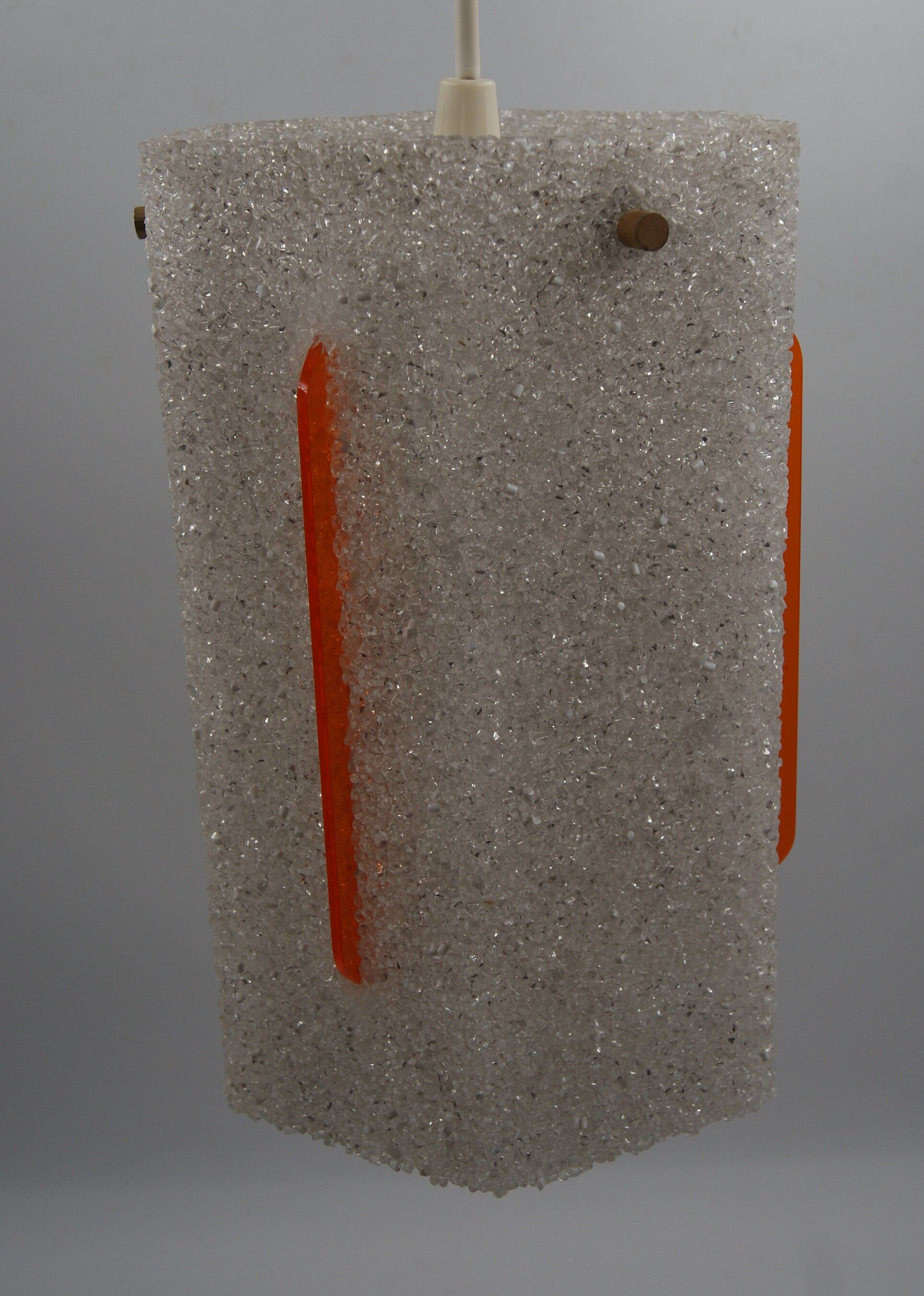 Perspex vintage pendant lamp