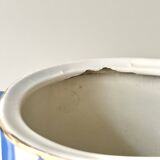 Large Fox Trott Sarreguemines coffee pot in art deco earthenware, 1930s vintage