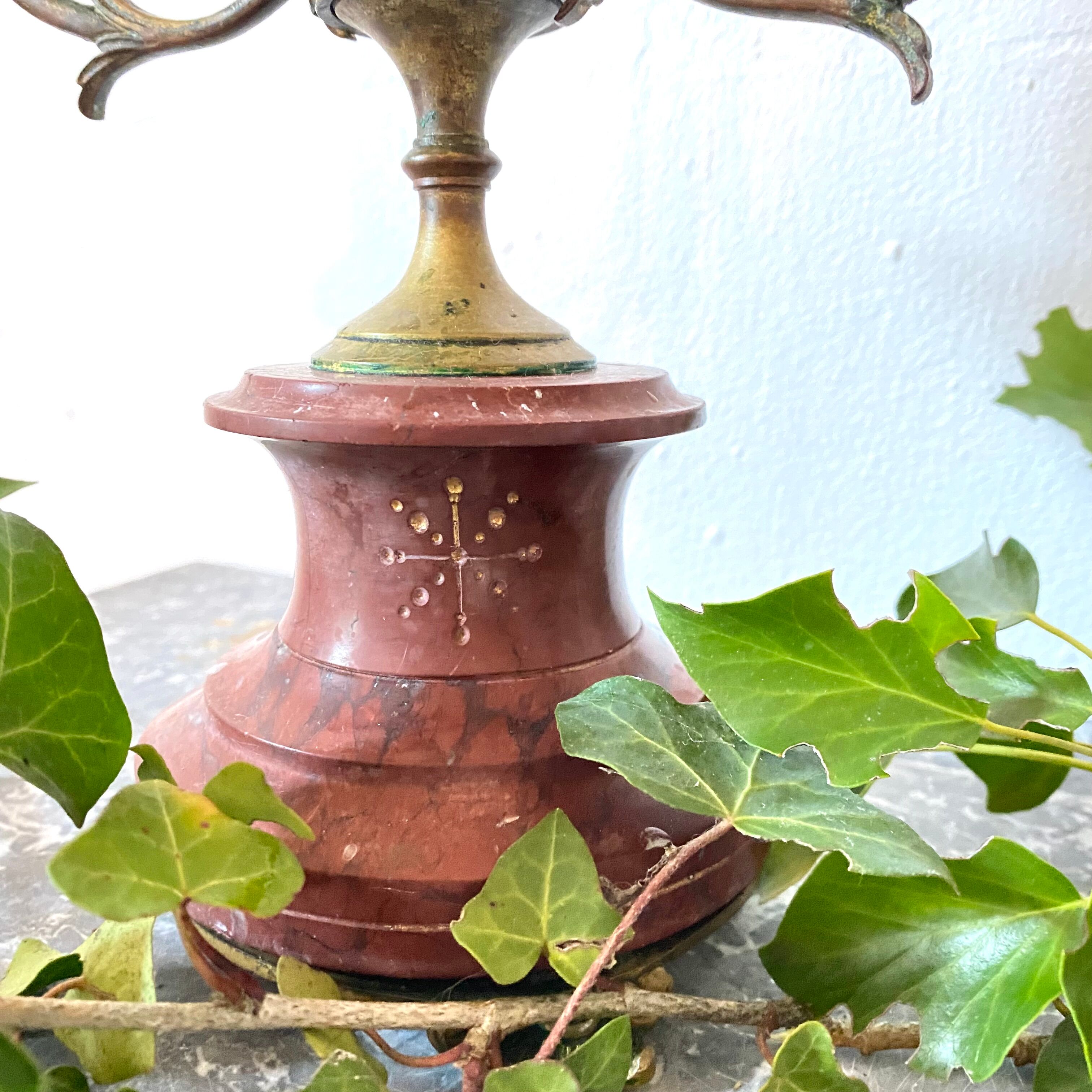 Pair of antique candlesticks