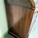 Ancienne commode lavabo en ronce de noyer et marbre blanc – XIXe siècl