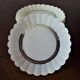 Set of 6 DURALEX glass dessert plates