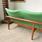 Finn Juhl three-seater bench “Japan” model France & Son