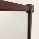 Mid-Century Rectangular Wooden Mirror