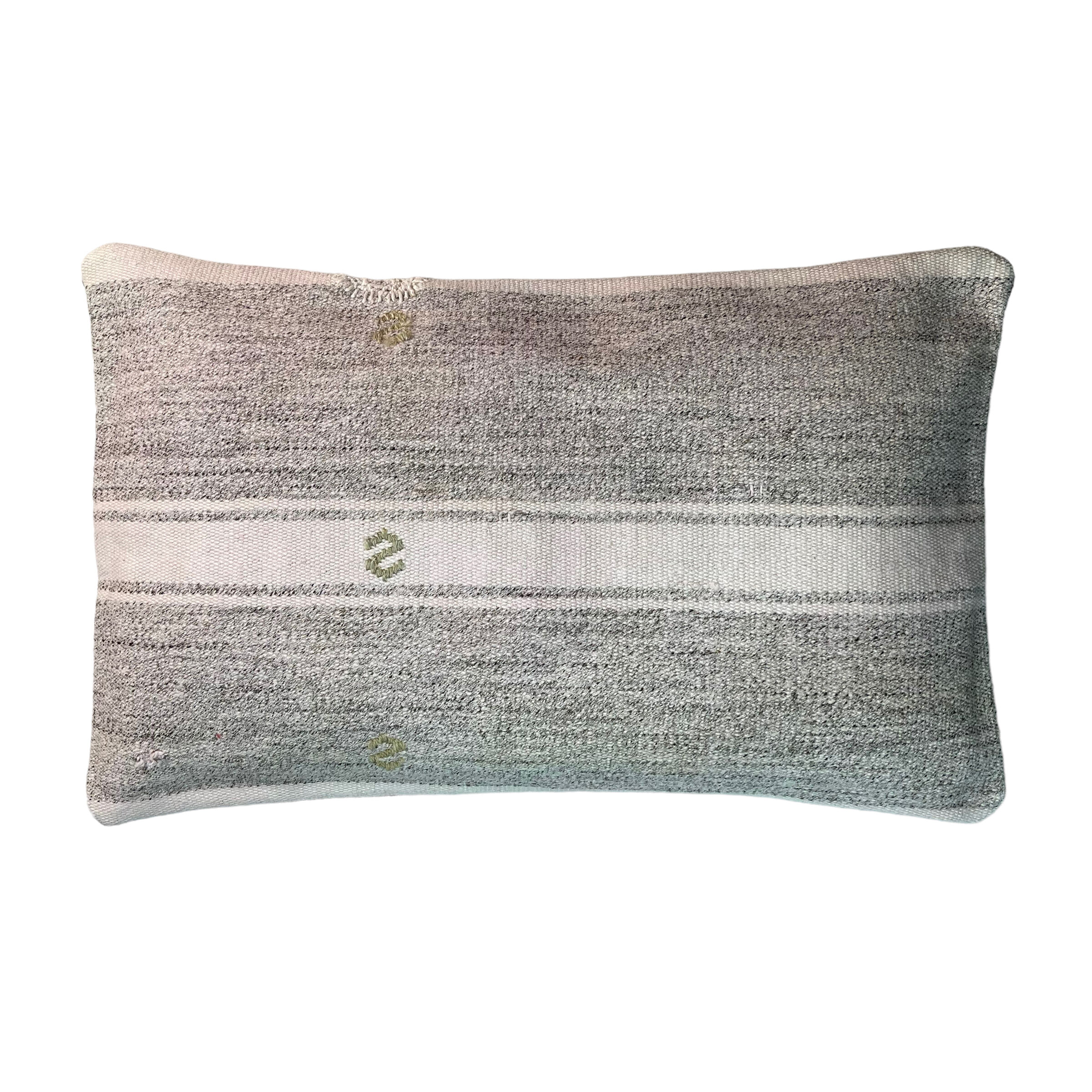 Vintage turkish handmade kilim cushion cover , 30 x 50 cm