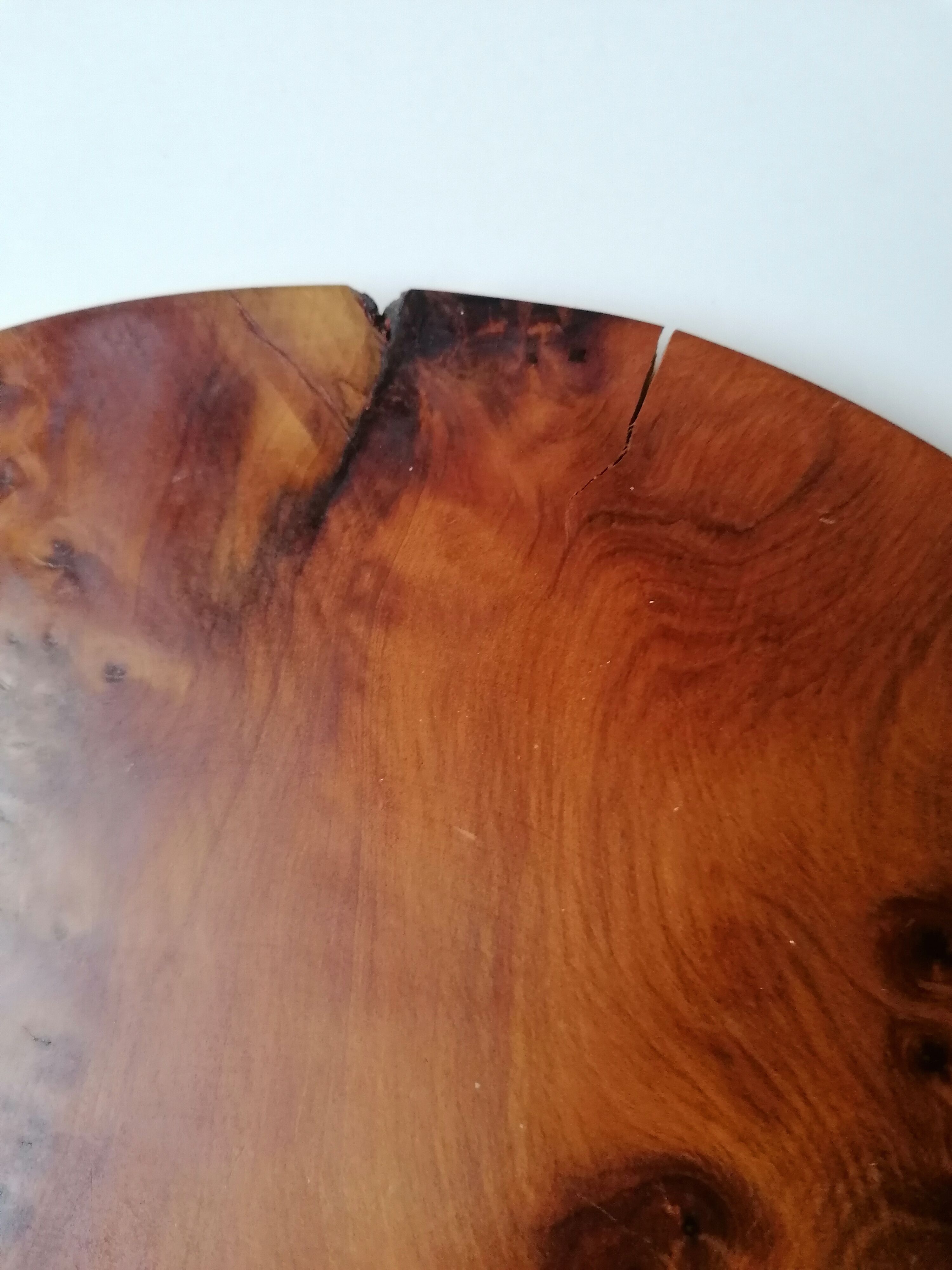 Plateau fromage en loupe de thuya