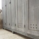 XXL workshop locker with blue patina