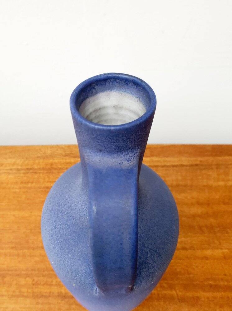 Mid-century minimalist ceramic carafe vase by WGP West German from Marschner Kunsttöpferei, 1960s.