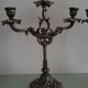 Pair of Louis XV style rocaille candelabras