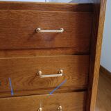 Wooden chest of drawers design 60s